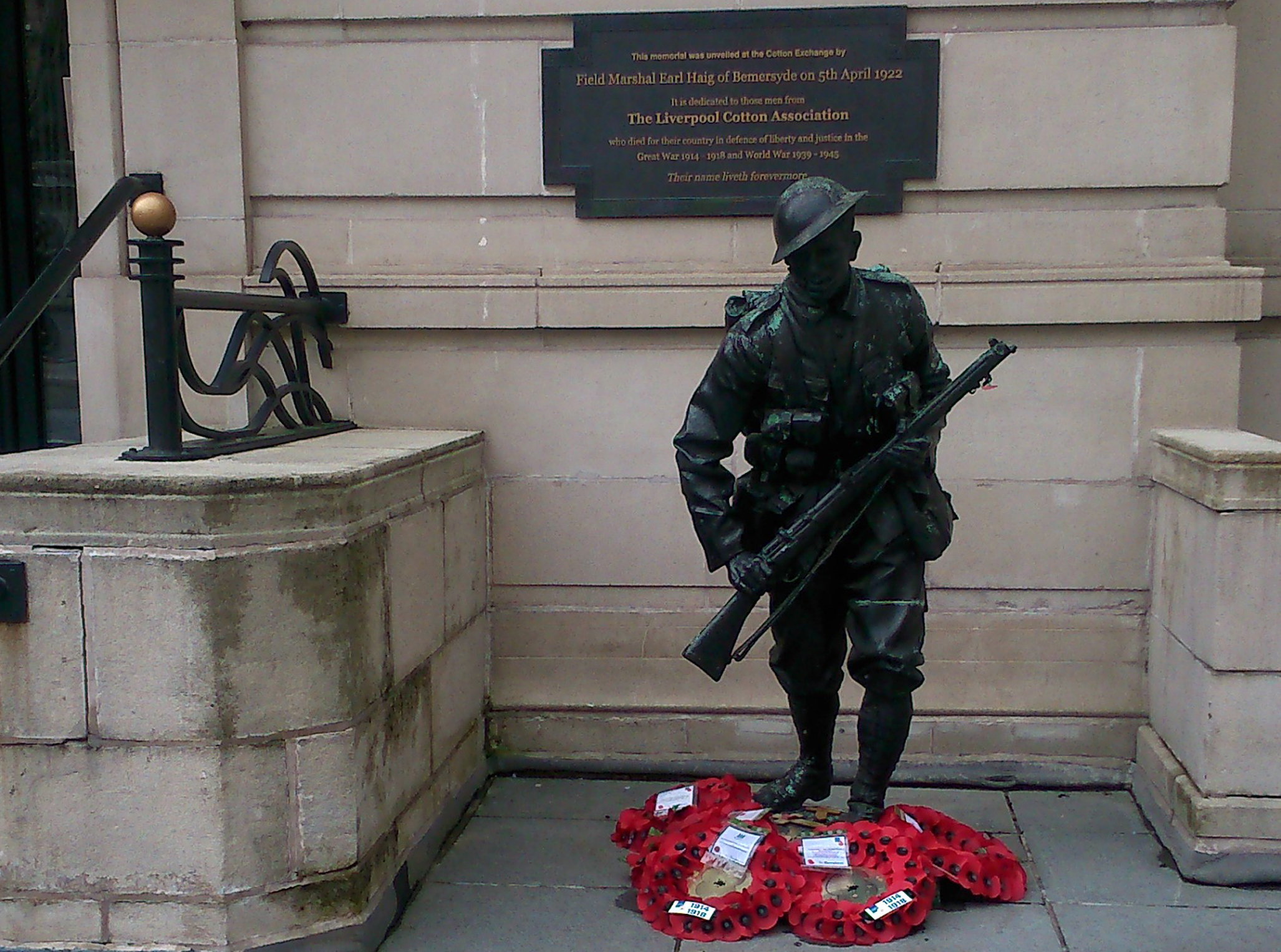 Liverpool Cotton Association War Memorials Online